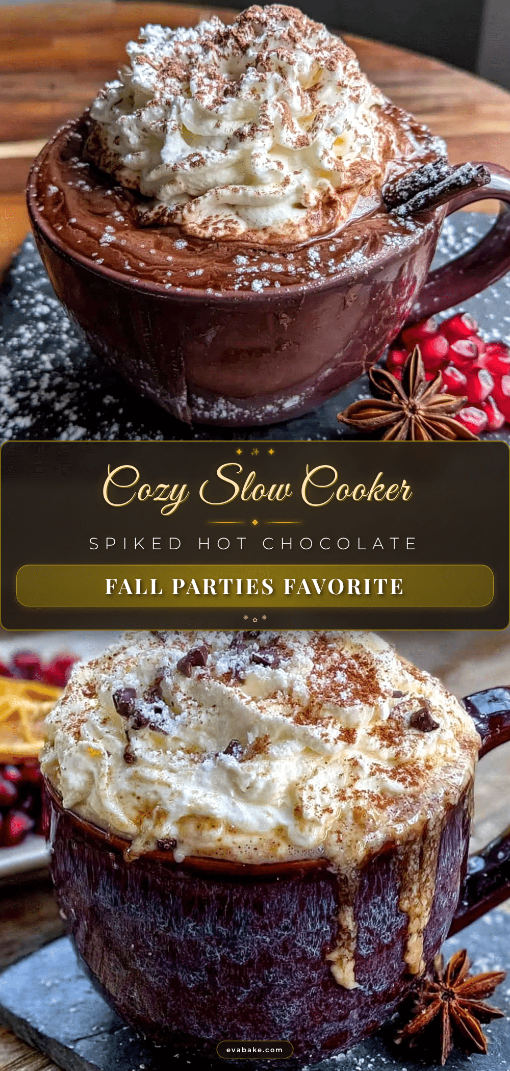cozy slow cooker spiked hot chocolate recipe