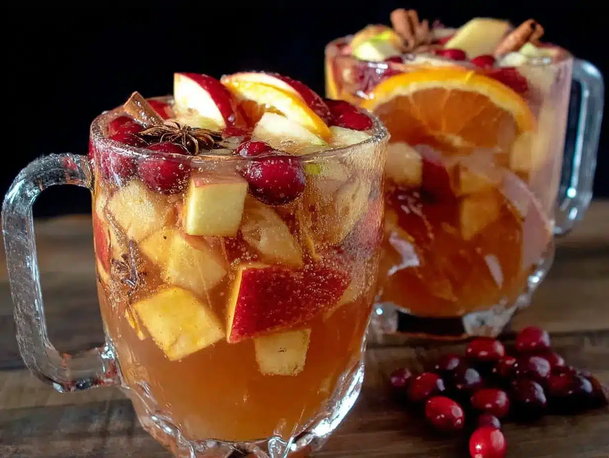 cozy spiked apple cider sangria preparation steps