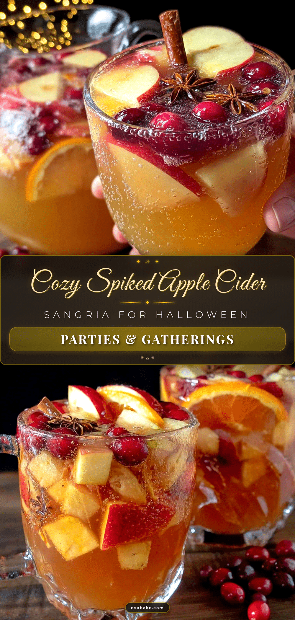 cozy spiked apple cider sangria recipe