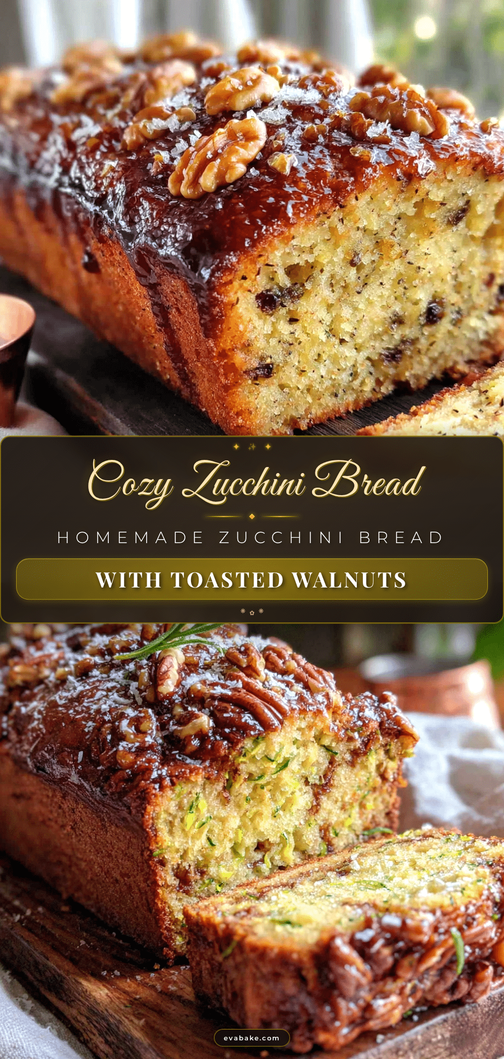 cozy zucchini bread with toasted walnuts recipe