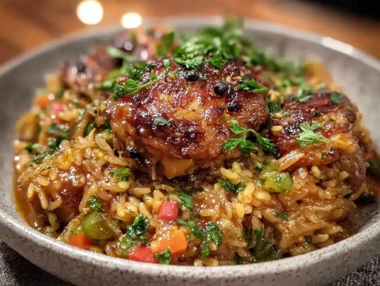 crockpot chicken and rice preparation steps
