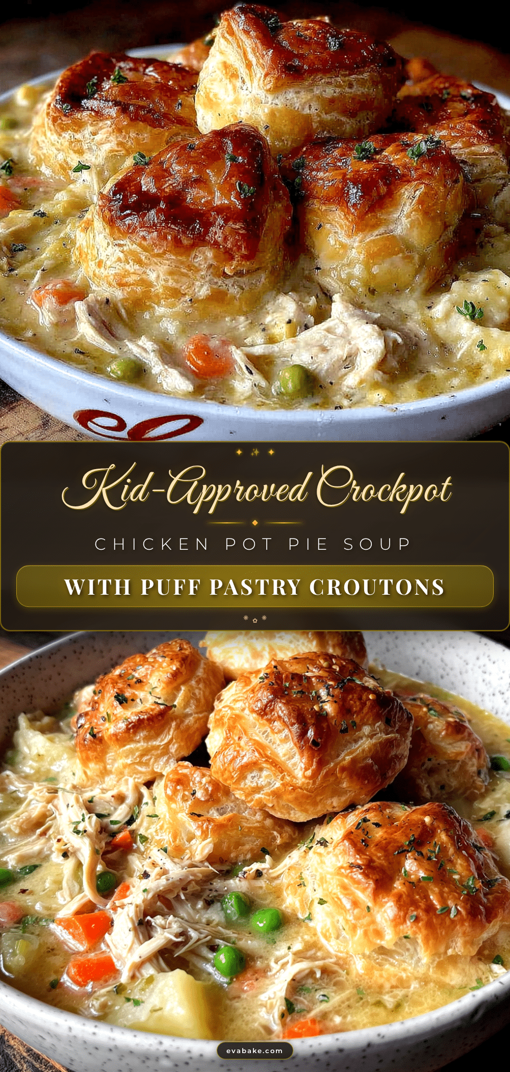 crockpot chicken pot pie soup recipe