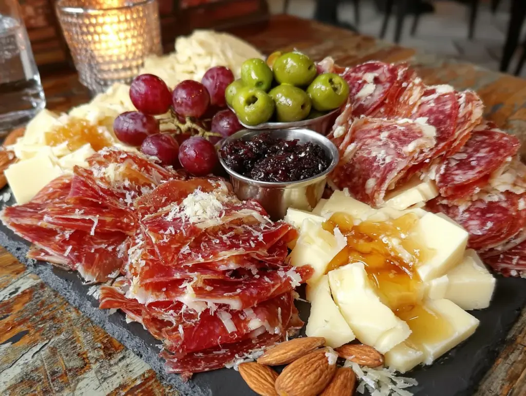 date night charcuterie board for two - featured image