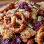 easy fall snack mix - featured image