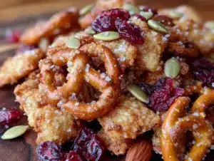 easy fall snack mix - featured image