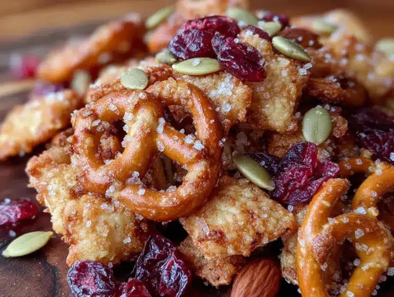 easy fall snack mix - featured image