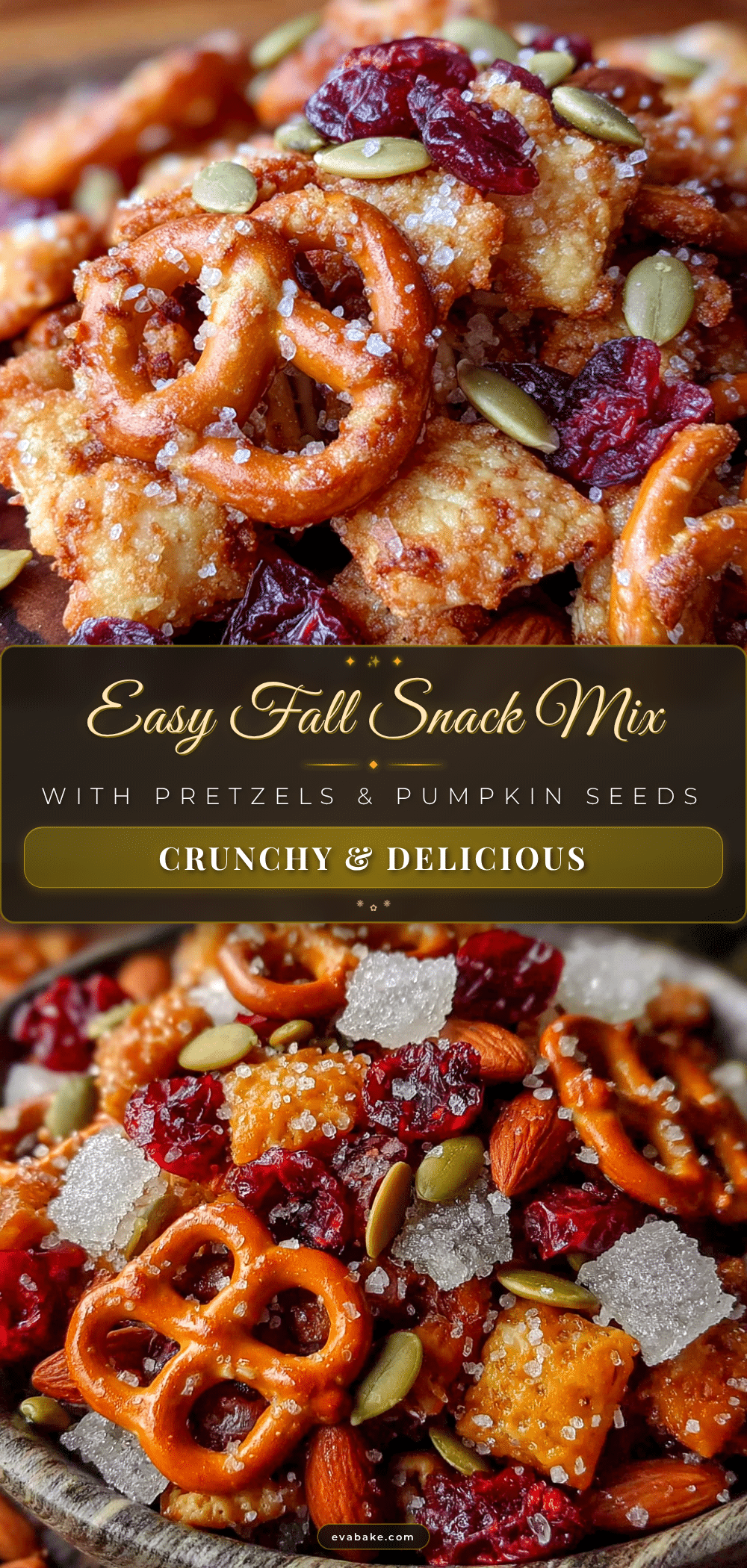 easy fall snack mix recipe