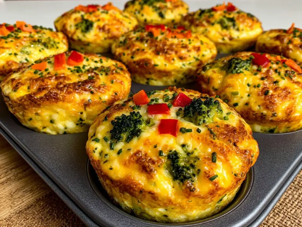easy healthy breakfast egg muffins - featured image