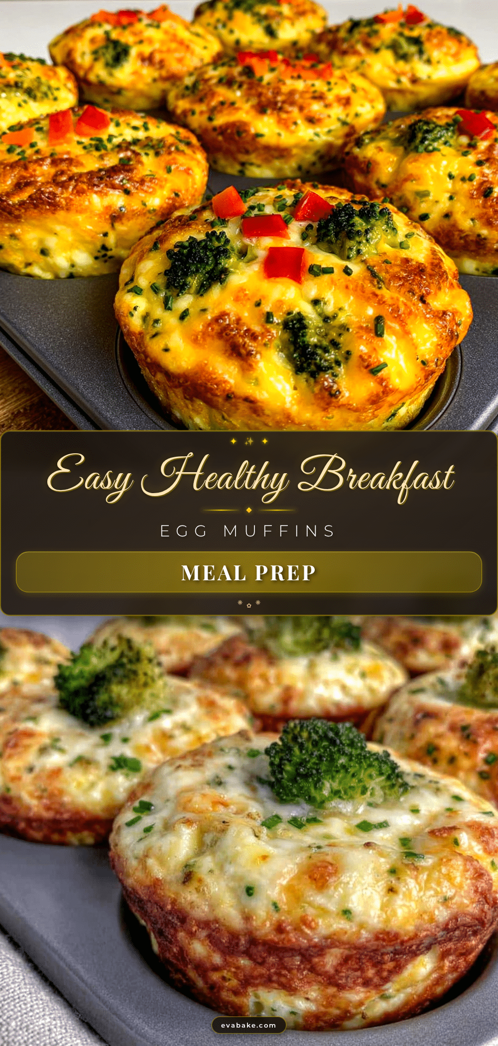easy healthy breakfast egg muffins recipe