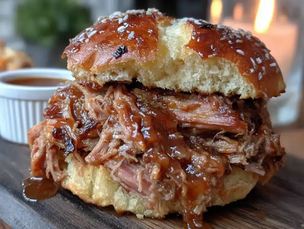 easy slow cooker bbq pulled pork - featured image