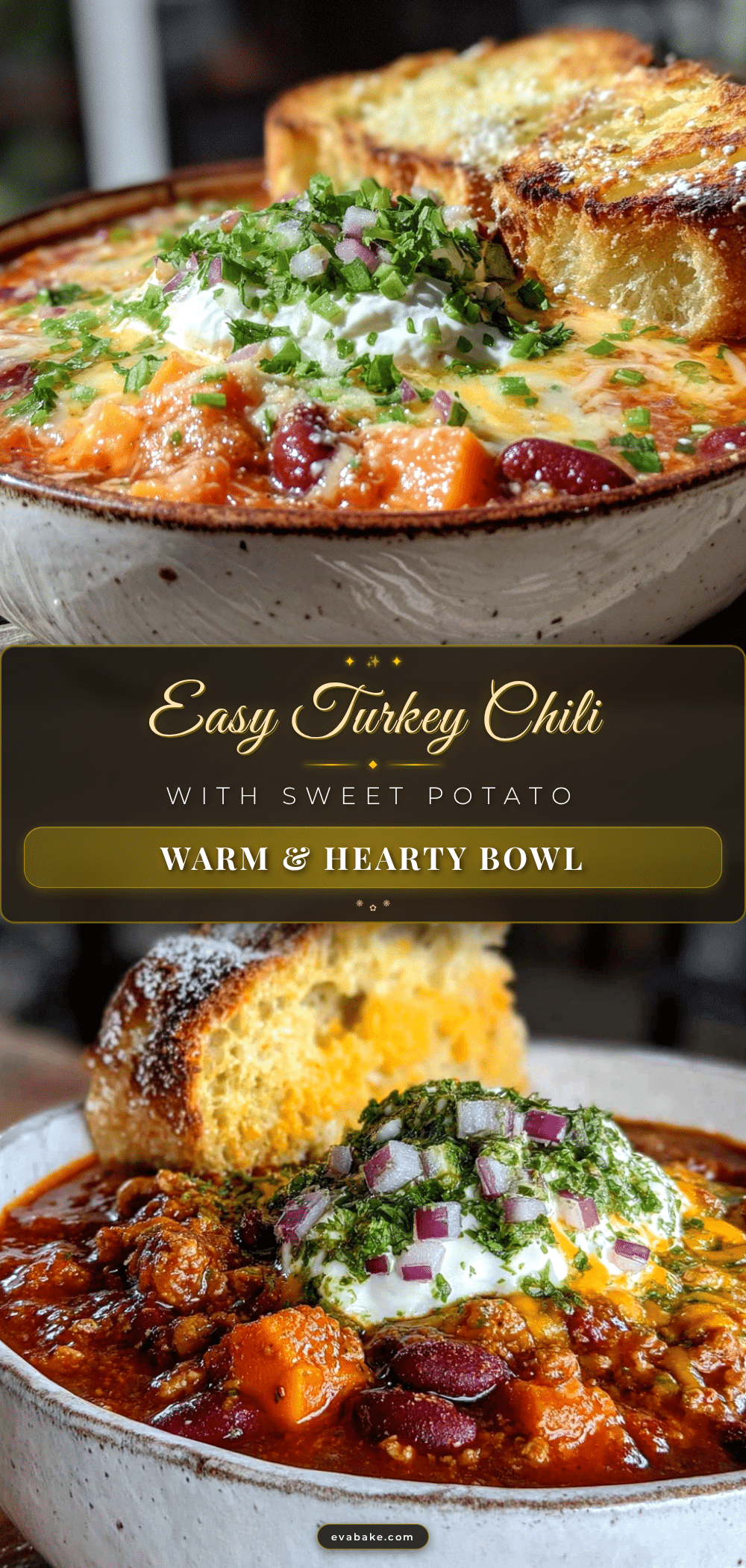 Easy Turkey Chili with Sweet Potato recipe