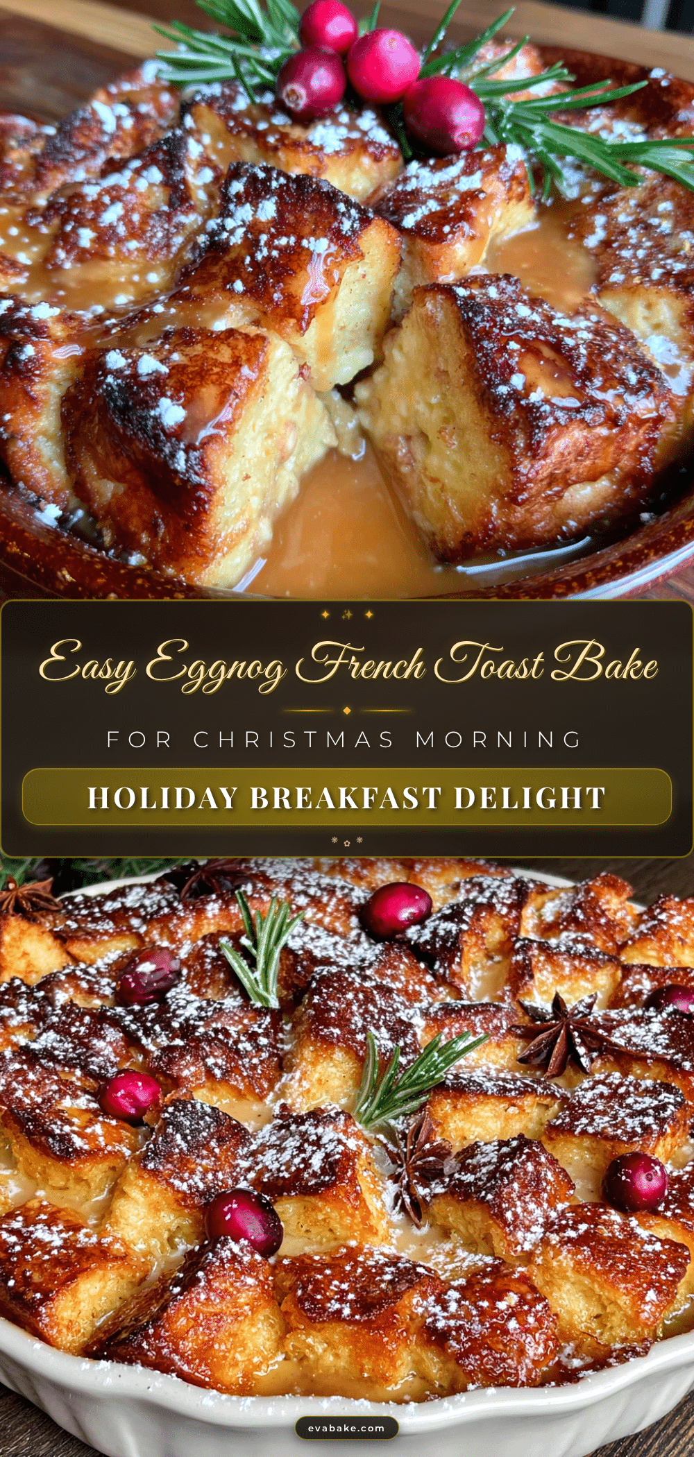 eggnog french toast bake recipe