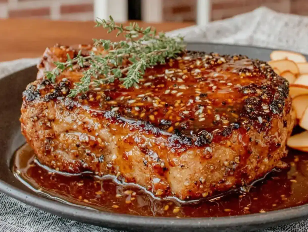 fall crispy pork chops with apple cider glaze preparation steps