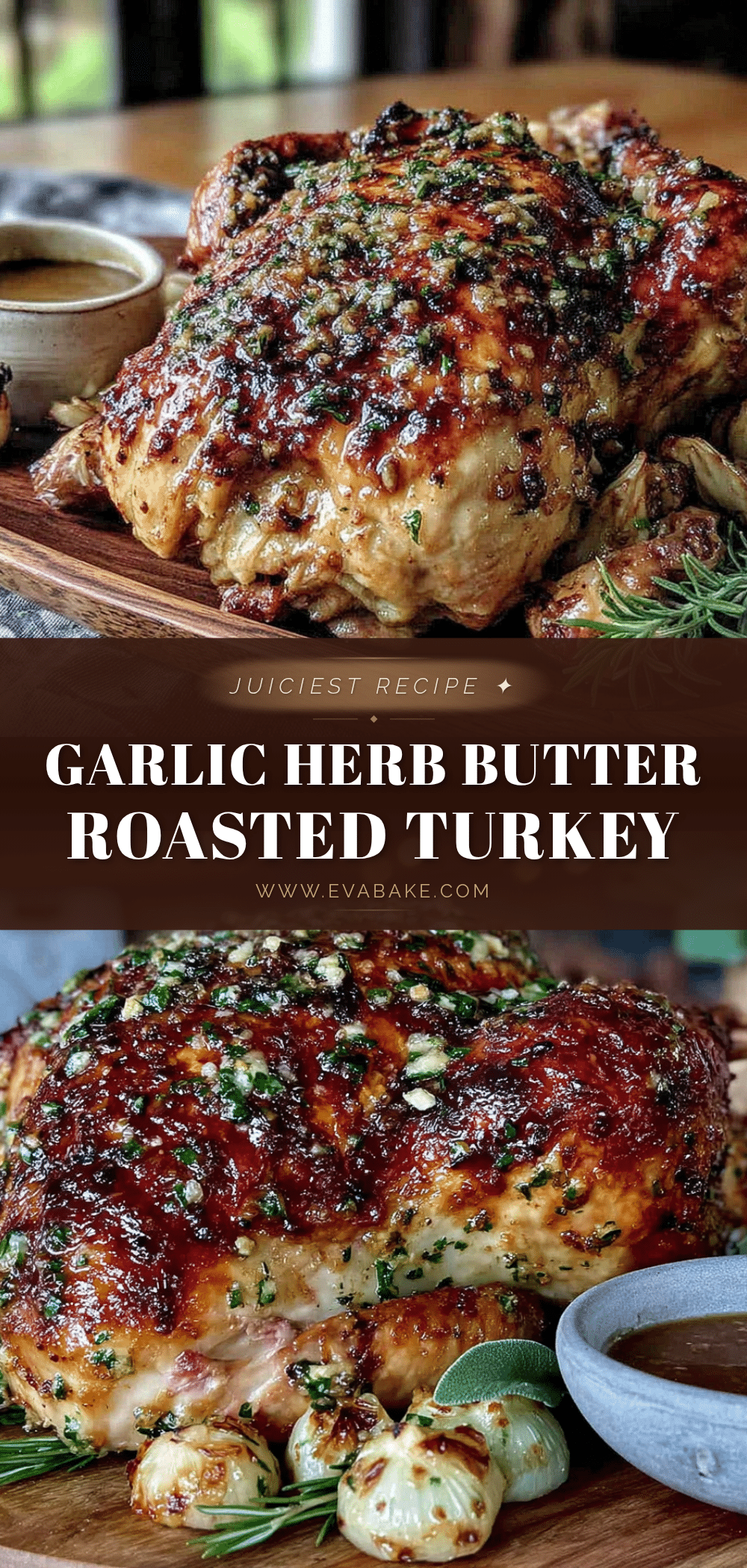 garlic herb butter roasted turkey recipe