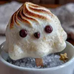ghost meringue cookie pops - featured image