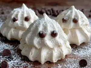 ghost meringue cookies - featured image