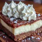 gingerbread cheesecake bars - featured image