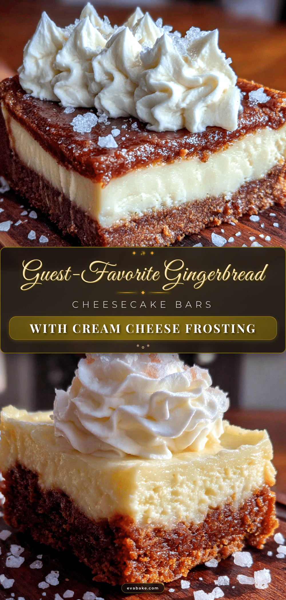 gingerbread cheesecake bars recipe