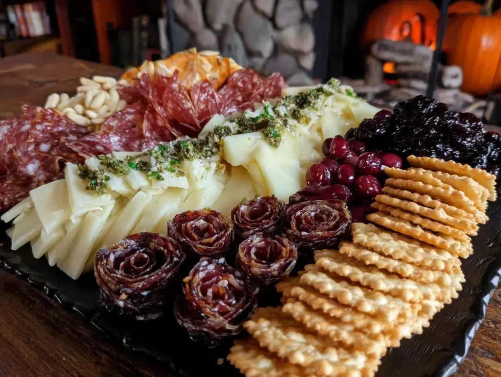 halloween charcuterie board - featured image