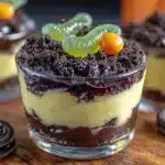 halloween dirt cups - featured image
