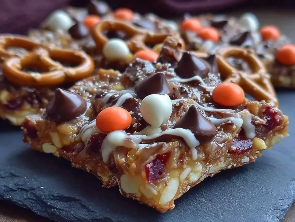Halloween Pretzel Bark - featured image