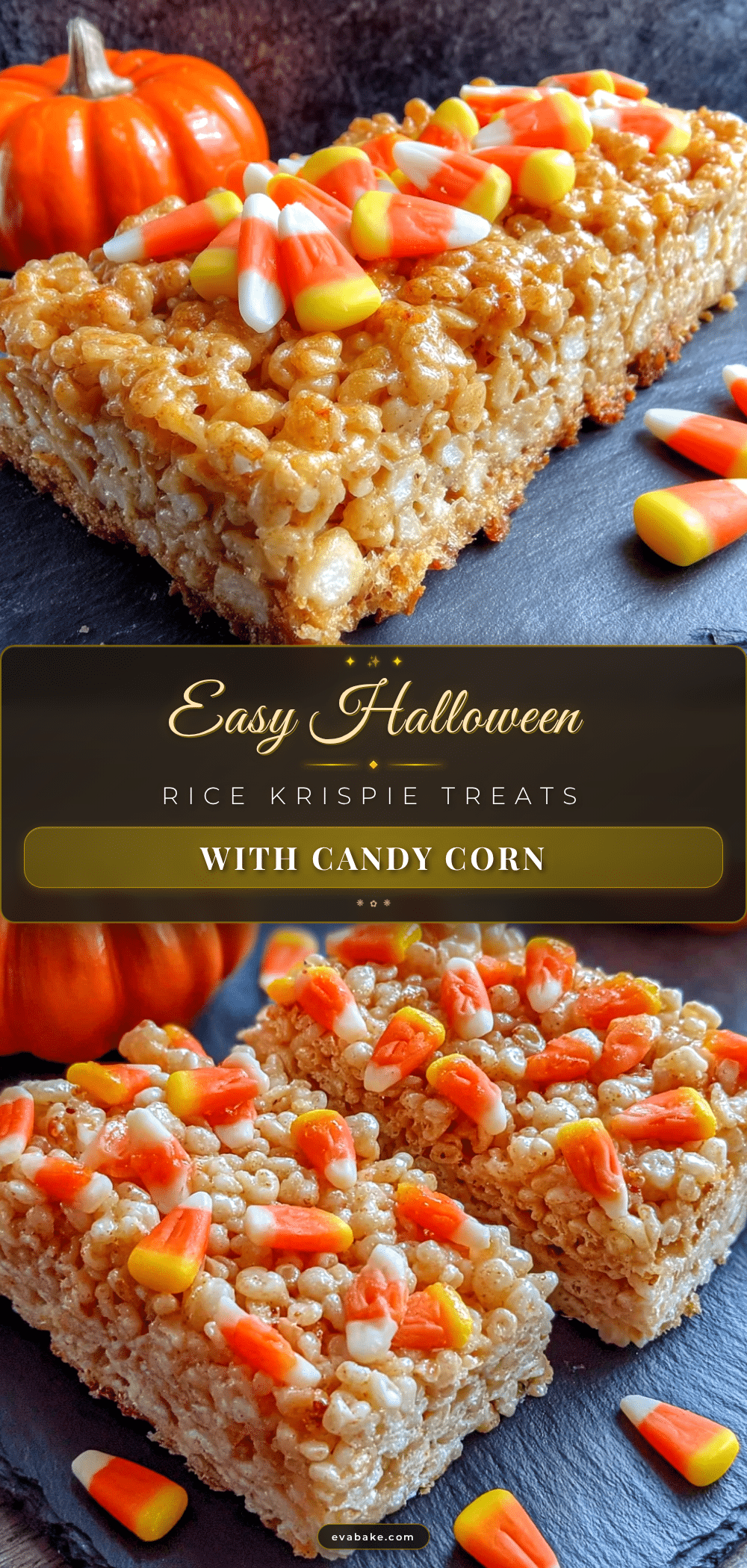 halloween rice krispie treats with candy corn recipe