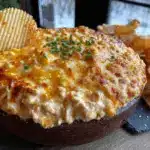 halloween slow cooker buffalo chicken dip - featured image