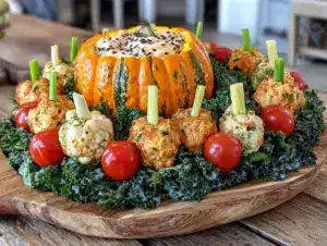 halloween veggie tray - featured image