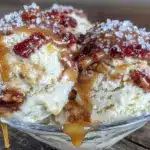 homemade no-churn salted caramel ice cream - featured image