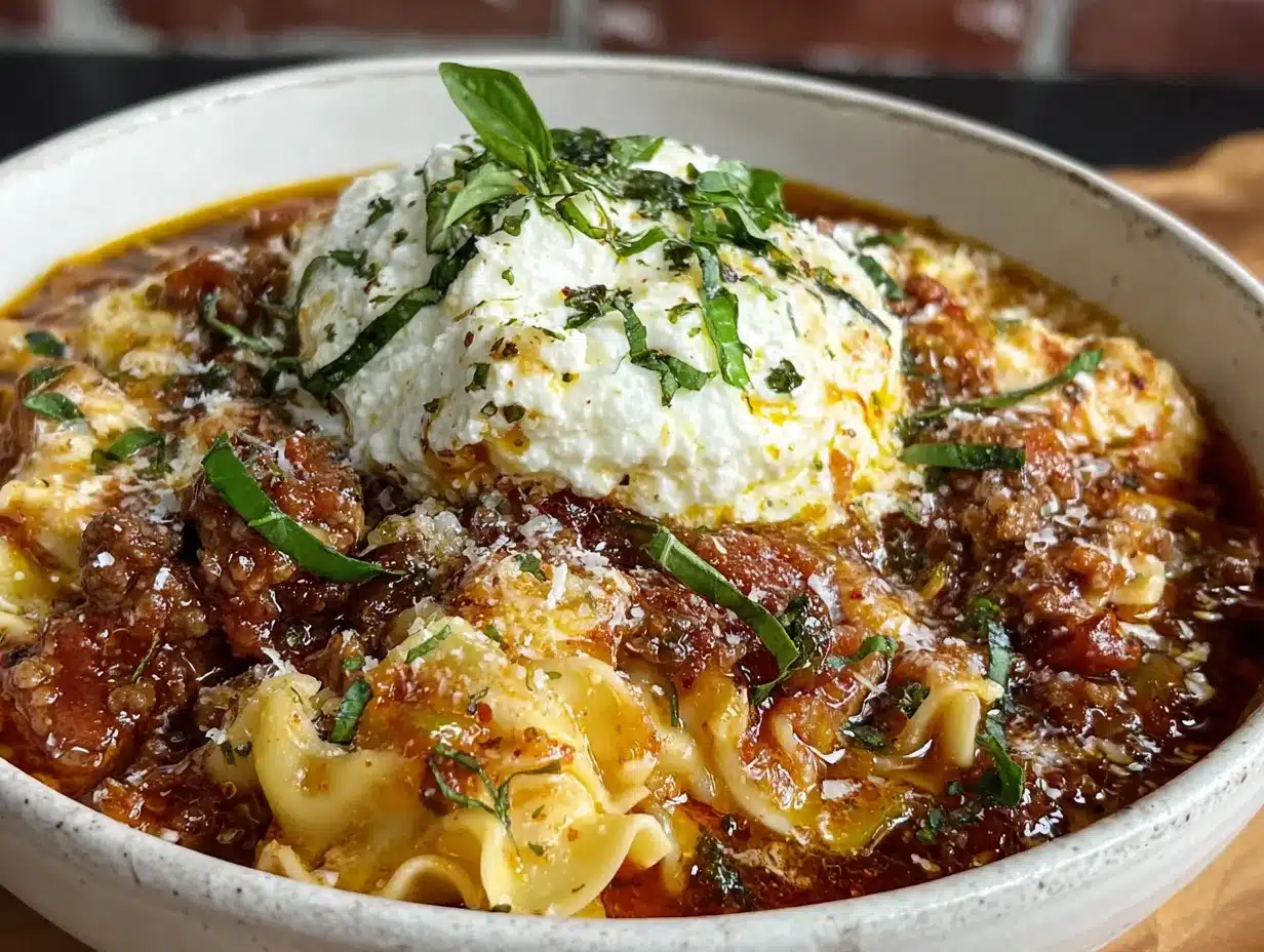 lasagna soup preparation steps