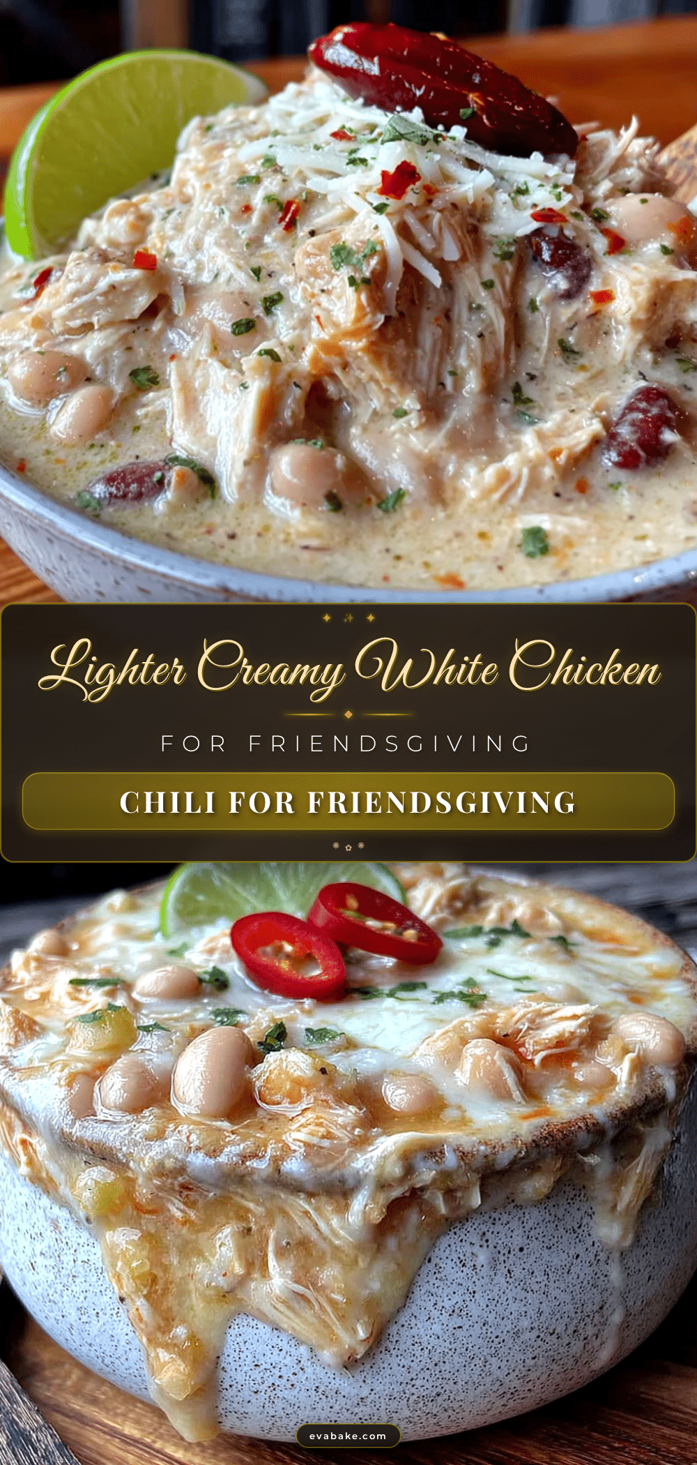 lighter creamy white chicken chili recipe