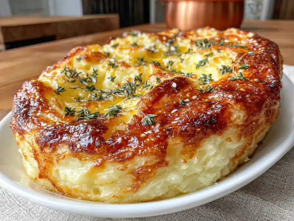 make ahead mashed potato casserole - featured image