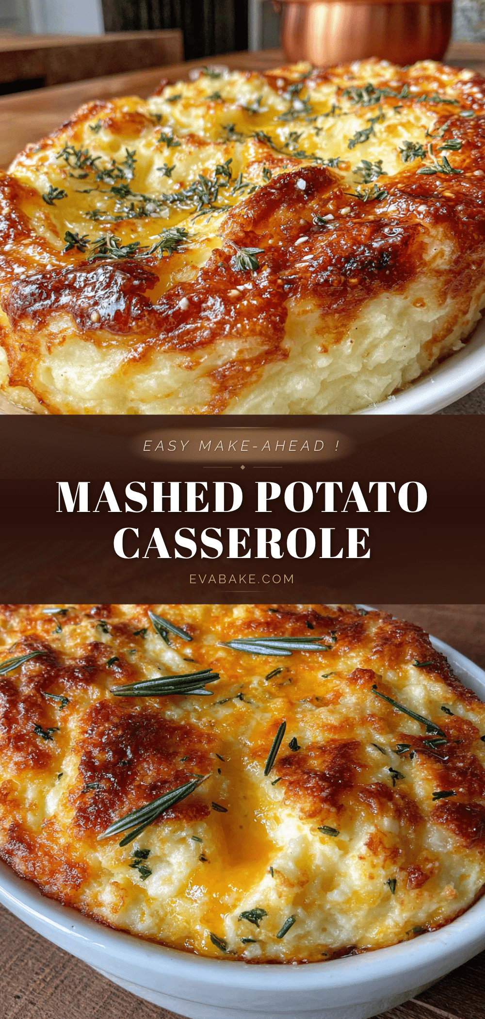 make ahead mashed potato casserole recipe