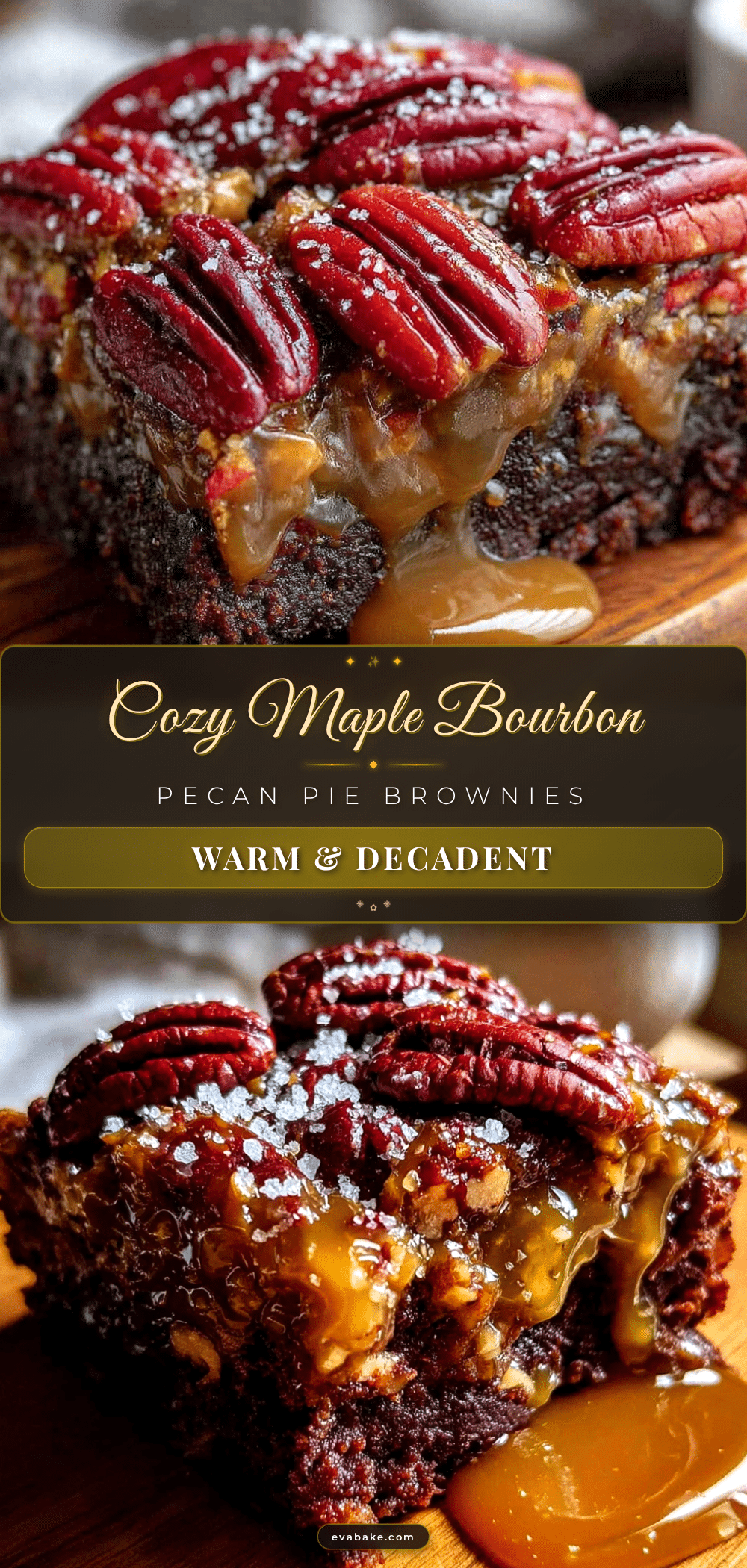 maple bourbon pecan pie brownies recipe