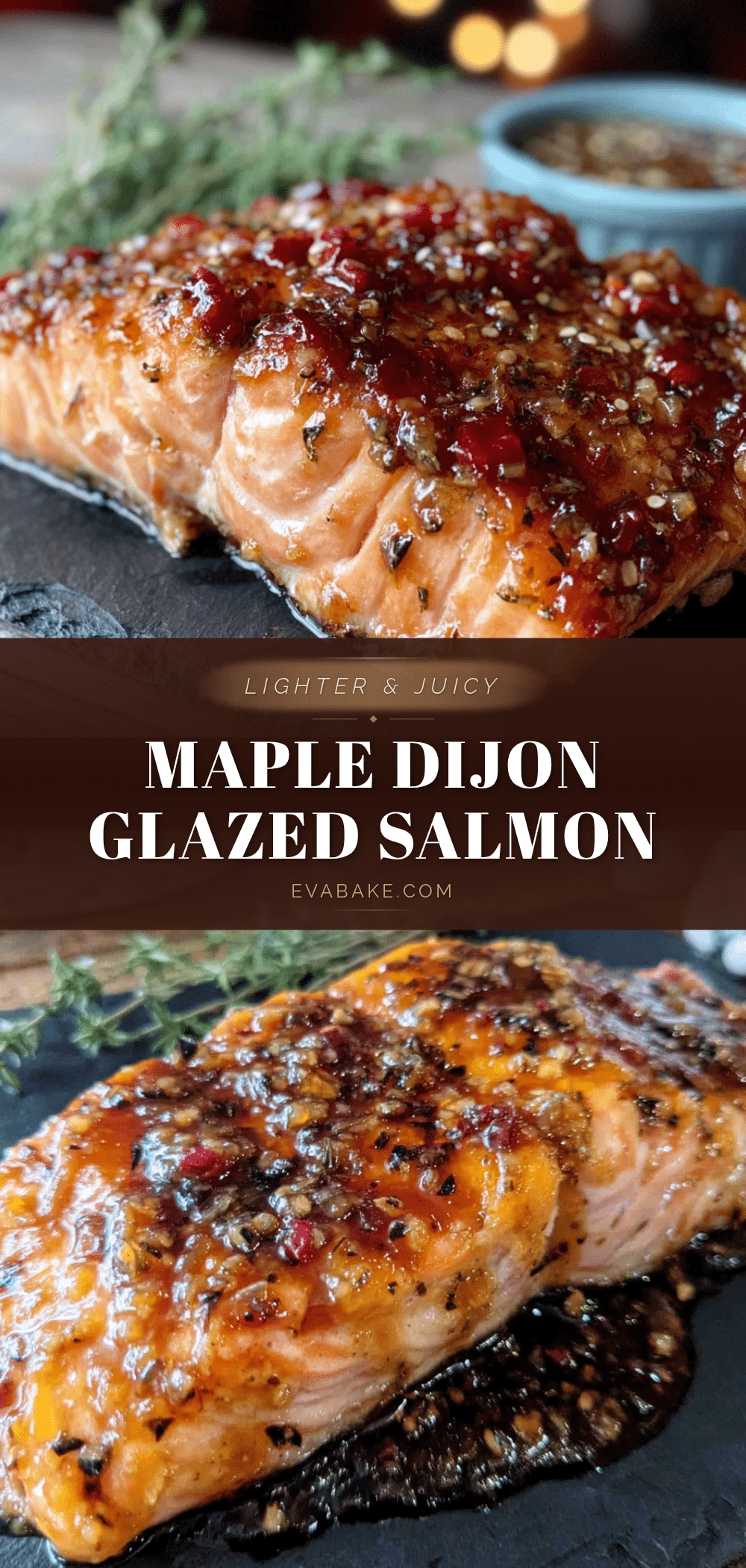 maple dijon glazed salmon recipe