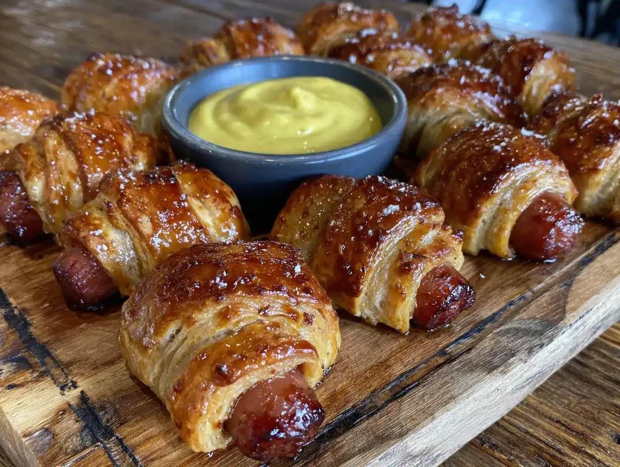 mummy pigs in a blanket preparation steps
