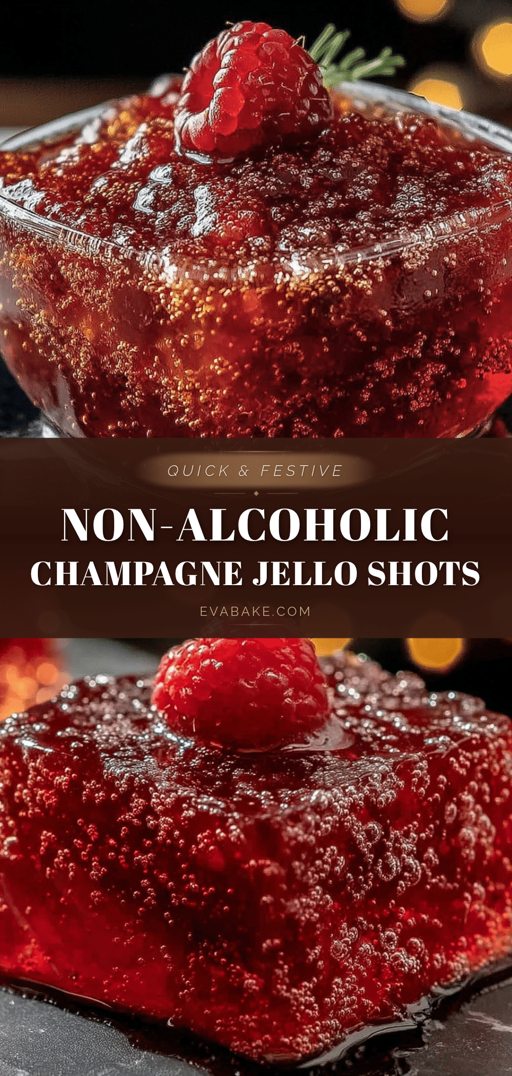 non-alcoholic champagne jello shots recipe