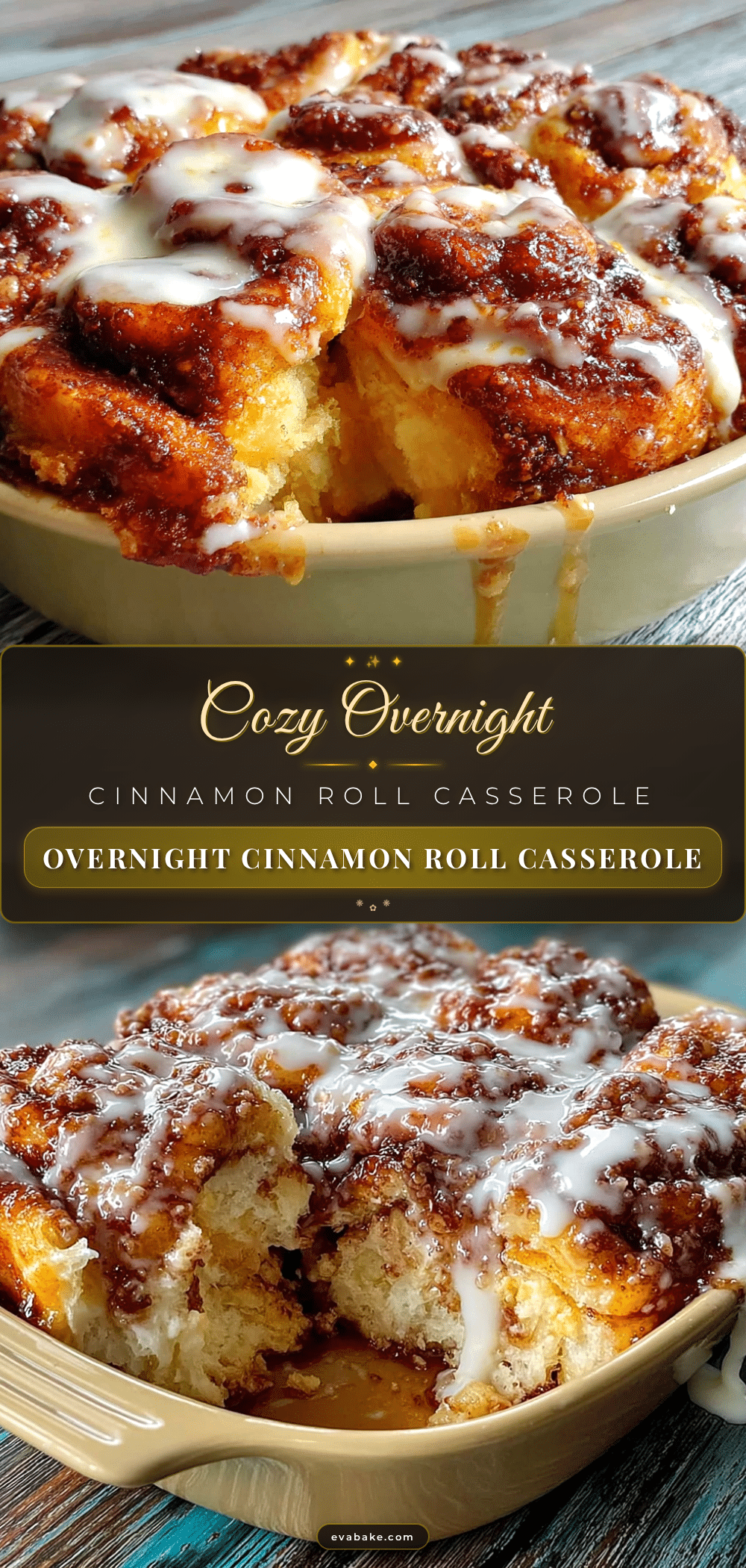 overnight cinnamon roll casserole recipe