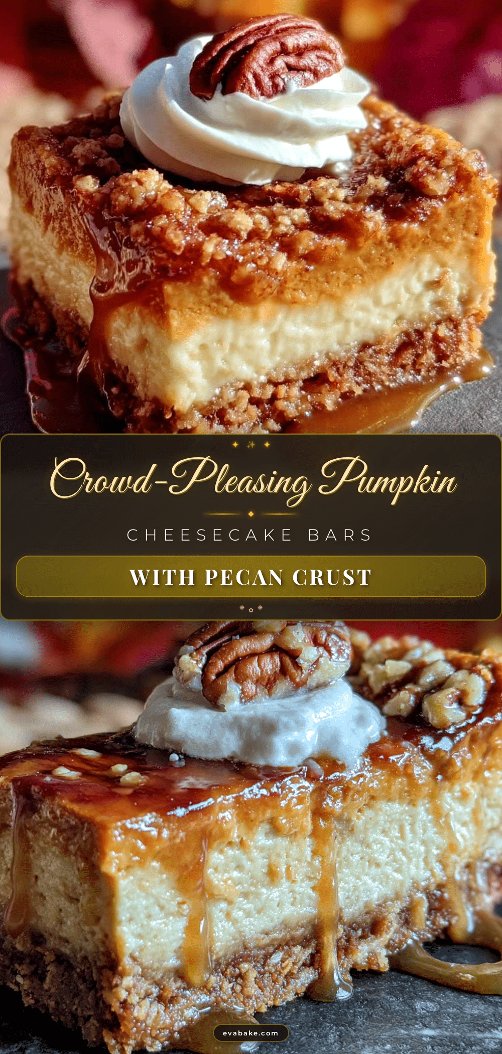 pumpkin cheesecake bars recipe