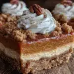 pumpkin pie cheesecake bars - featured image