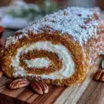 pumpkin roll recipe - featured image