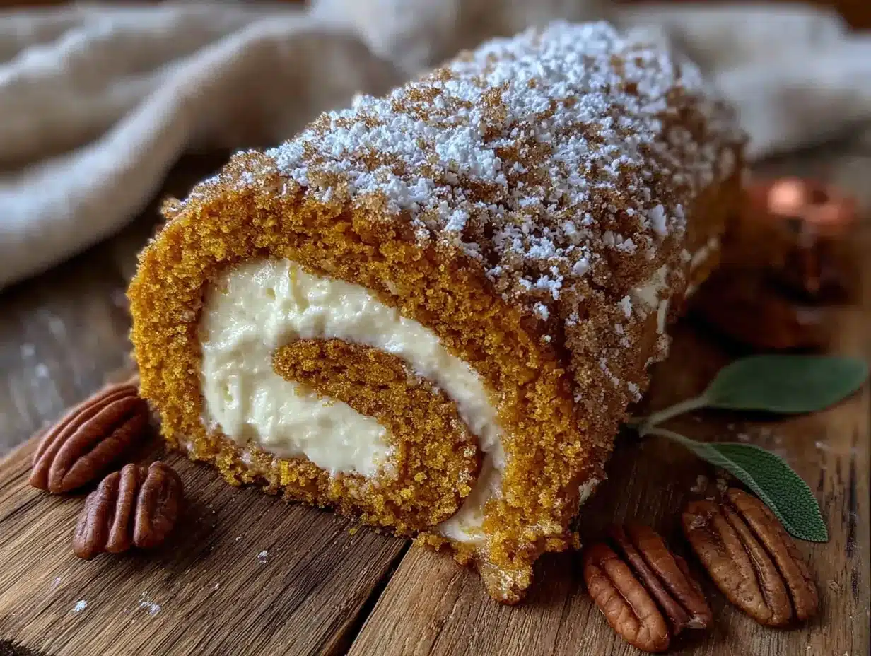 pumpkin roll recipe preparation steps