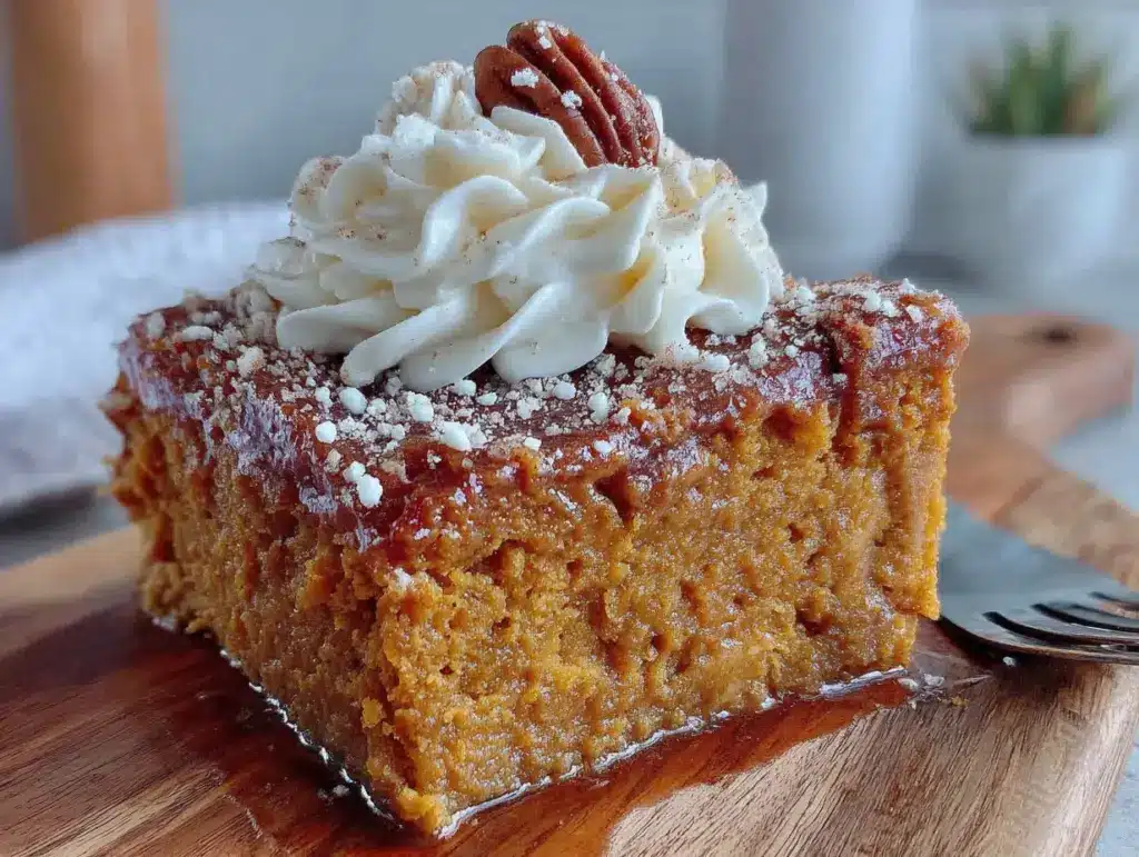 pumpkin tres leches cake - featured image