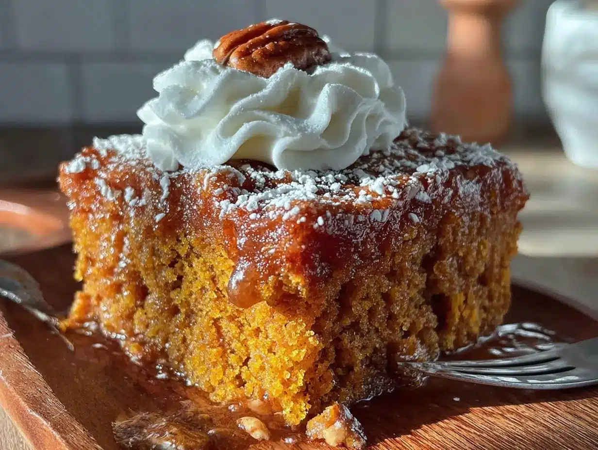 pumpkin tres leches cake preparation steps