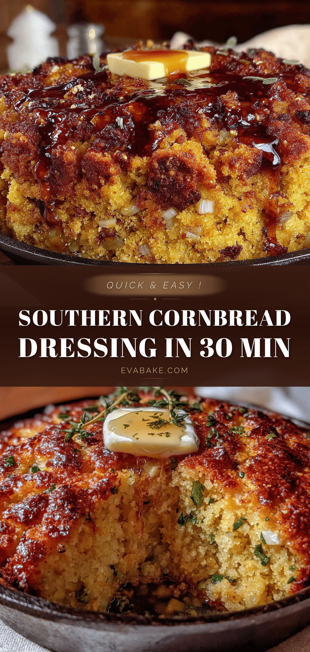 quick southern cornbread dressing recipe