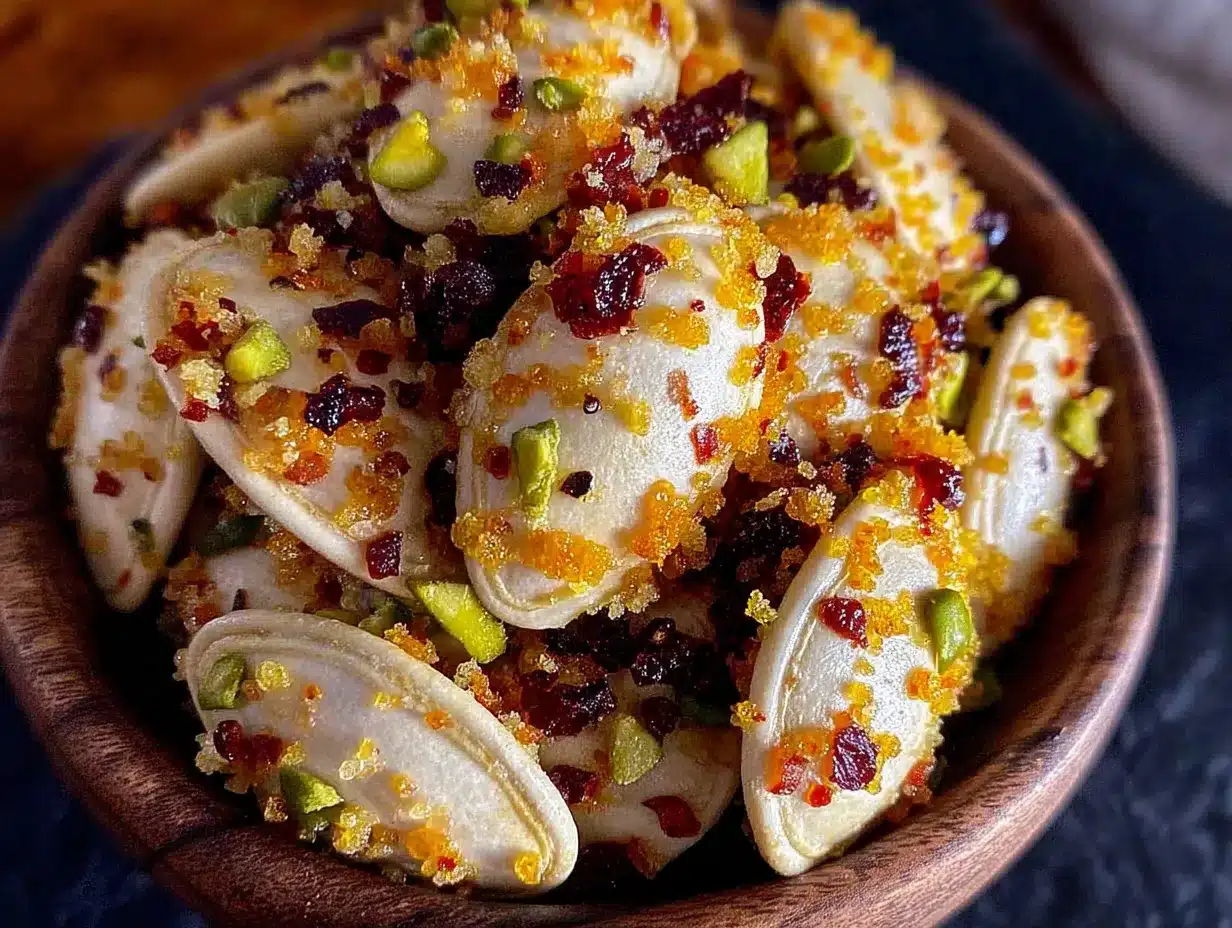 roasted pumpkin seeds with chili lime salt preparation steps