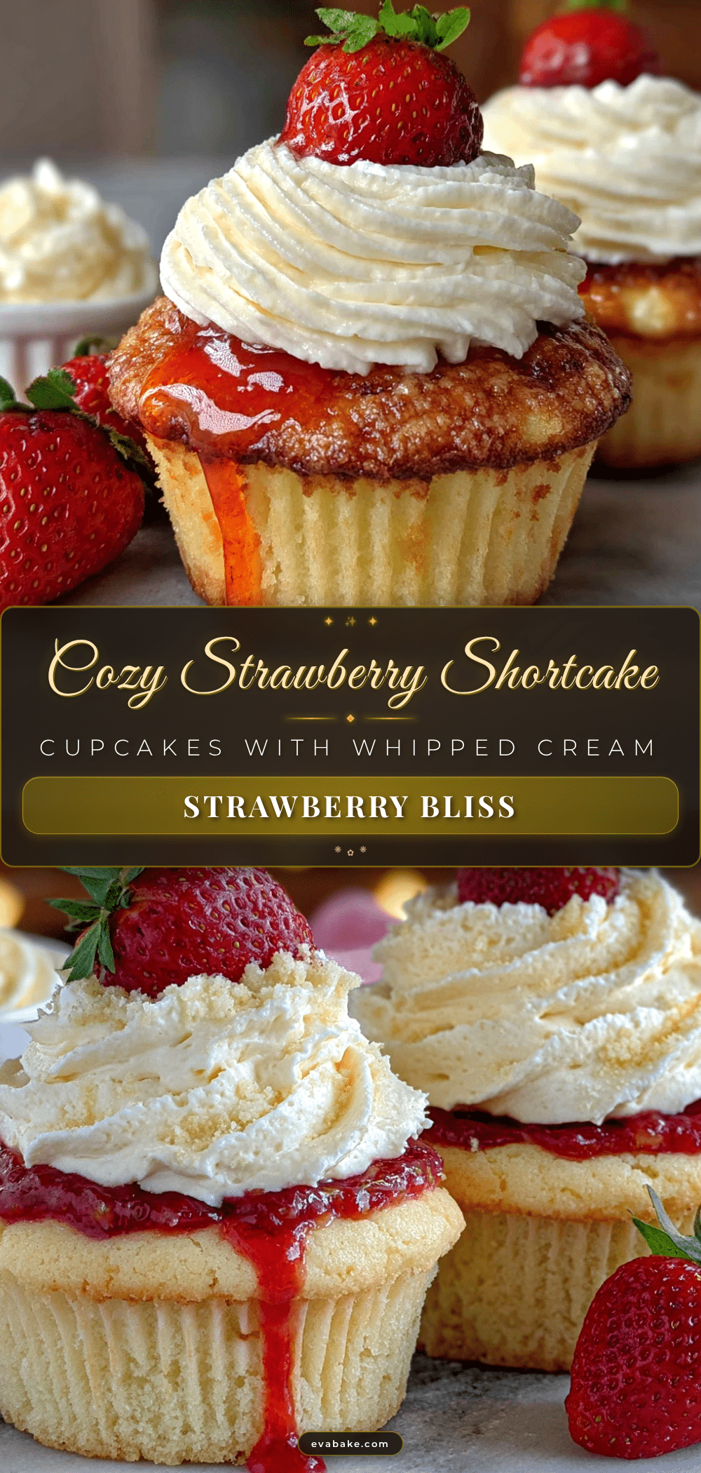 strawberry shortcake cupcakes recipe