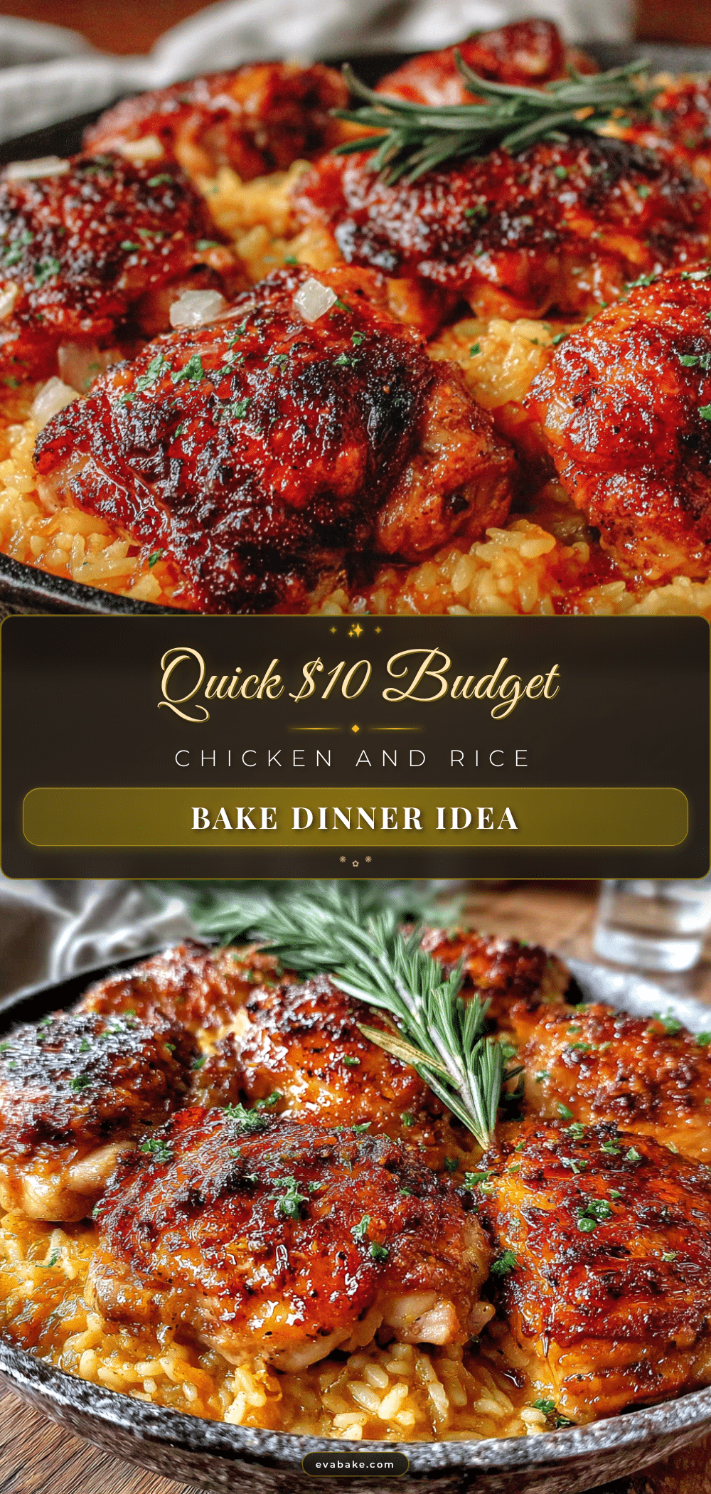 budget chicken and rice bake recipe