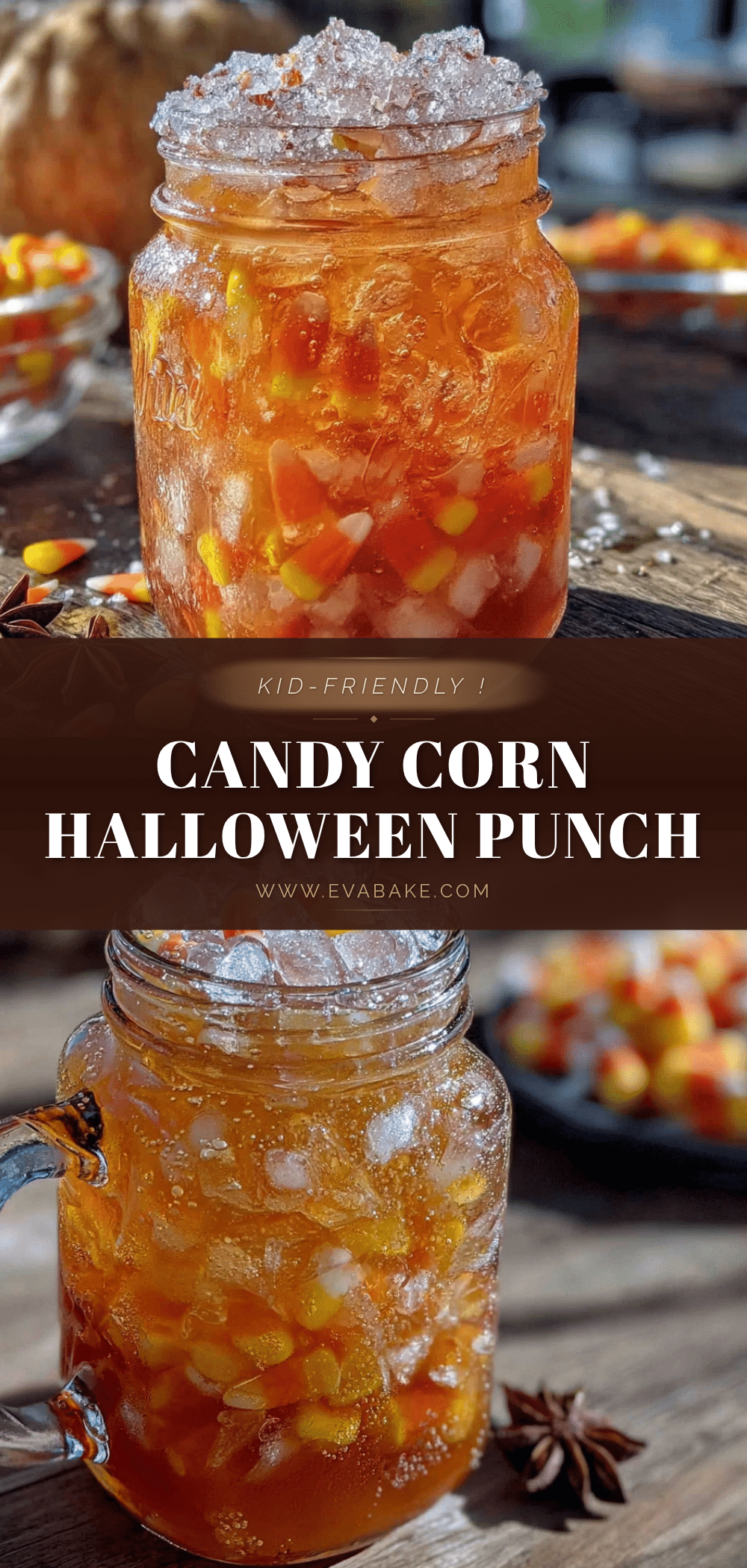 candy corn halloween punch recipe
