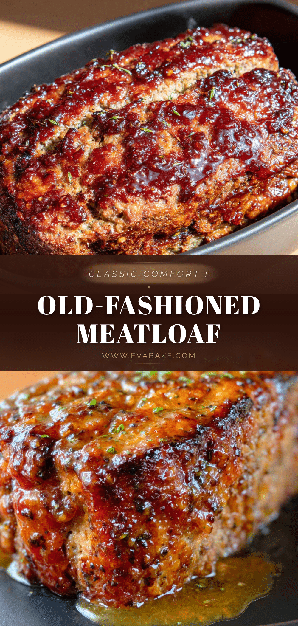classic old-fashioned meatloaf with brown sugar glaze recipe